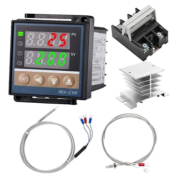 AC 100V כדי 240V AC צלזיוס ו צלזיוס בקר טמפרטורה PID חלקים ערכות מסוג K ו-PT100 רפואי
