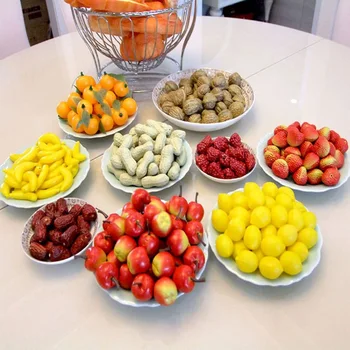 20pcs מלאכותי-פירות ירקות מיני סימולציה קטנה קצף פלסטי מזויף מלאכותיים עבור מסיבת בית מטבח קישוט החתונה.
