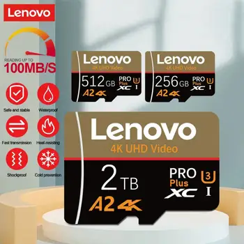 חדש Lneovo כרטיס הזיכרון 128GB 64GB 512GB Mini SD 2TB V30 U3 TF/SD מהירות גבוהה 4K HD כרטיס פלאש על מצלמה בטלפון 