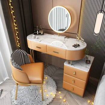יוקרה, ארונות, שולחן הלבשה חדר שינה מודרני סקנדינבי מינימליסטי איפור שולחן הקבינט Tocador Maquillaje הרהיטים בסלון