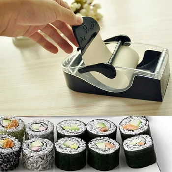קסם לעיצוב אורז סושי להכנת מכונת רולר DIY יפנית בנטו ירקות, בשר, סושי מתגלגל כלי מטבח, גאדג ' טים ואביזרים