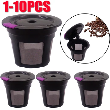 1-10PCS לשימוש חוזר קפה K-גביע מסנן סלים גדולים קיבולת החלפה על Keurig 1.0/2.0 מיני סדרת פלוס קפסולות קפה