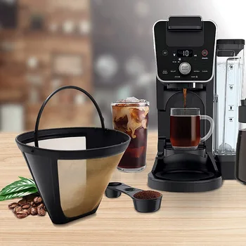 קפה פילטר נירוסטה מסנן רשת תה מכונת קפה מסננת סינון נוזלי עבור מכונת קפה במטבח קפה פילטר