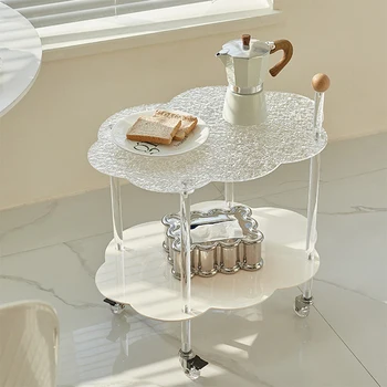 מעצב שולחן קפה קטן פשוט זול לחיסכון במקום שולחן קפה אסתטי השינה להפוך מסה Auxiliar ריהוט הבית