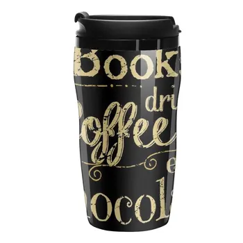 חדש, לקרוא ספרים, לשתות קפה, לאכול שוקולד, חתולי מחמד נסיעות ספל קפה אספרסו כוס תרמוס כוס קפה משקפיים