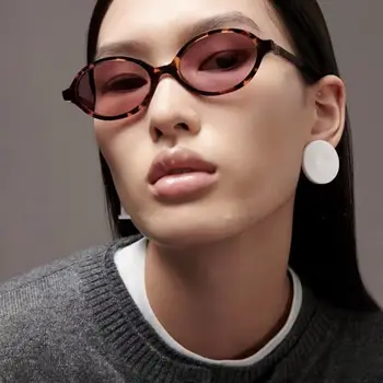 2023 אליפסה אצטט משקפי שמש לגברים עדשות UV400 מיוצרים אופנה ייחודי מסיבה משקפי שמש משקפי שמש לנשים 04Z
