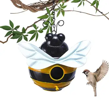 תלוי יונק הדבש הקן הבית תלוי ציפורים צבעוניות ציירתי ציפור הבית המושלם עבור ציפור יונק דבש עץ לבלוע.