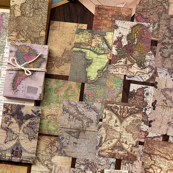 50 חתיכות בציר ממקור חומר חבילה פרפר פרח מכתב המפה צמח רקע קישוט מדבקה 6 אפשרויות