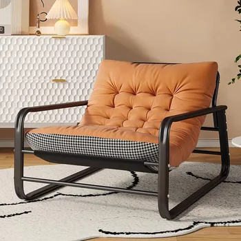 תמיכה לגב המודרני סלון הכיסא יוקרה פנאי יחיד כיסאות נדנדה כורסה רצפה מרגיעה Chaises דה סלון ריהוט