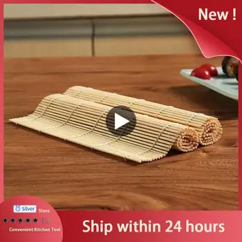 מטבח סושי כלי במבוק גלגול שטיח DIY כדור האורז אורז כפות כלים במבוק הסושי מחצלת סושי יפני מכונת כלי