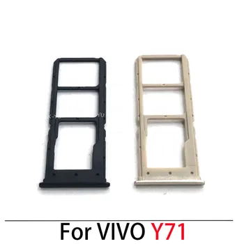 עבור VIVO Y71 Y73 Y73S Sim & SD מגש בעל חריץ מתאם החלפת חלק