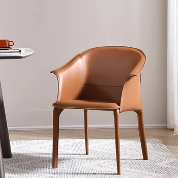 עיצוב נורדי כיסאות רצפת הסלון נייד עצלן עור טרקלינים הכיסא יוקרה מבוגרים במשרד נוח Pliante רהיטים MQ50KT