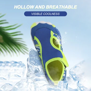 לשחות בחוף אקווה נעלי Non-להחליק טרקים שכשוך נעלי יבש מהירה נעלי ריצה לנשימה ללבוש עמיד חיצונית ילדים אספקה