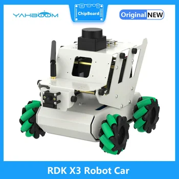 Yahboom RDK X3 ROS2 רובוט הניתן לתכנות רכב חכם עם Mecanum גלגל עומק המצלמה לידר תמיכה תכנות Python בקרת יישום