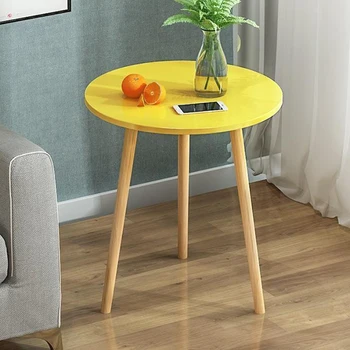 מלונות גן מעץ השולחן איפור הבית יהירות מינימליסטי שולחן קטן בצד האוכל Beisteltisch הסלון רהיטים T50CJ