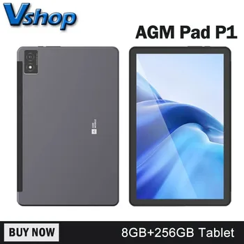 AGM PAD P1 Tablet 8GB+256GB FHD+ תצוגת סוללה 7000mAh MTK G99 עמיד למים אנדרואיד 13 4G. הגירסה העולמית טבליות מחשב