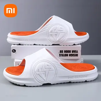 Xiaomi הביתה עבה עם סוליות נעלי גברים קיץ כמה לנעול סנדלים וכפכפים פנימית וחיצונית של גברים סנדלים 2023 חדש
