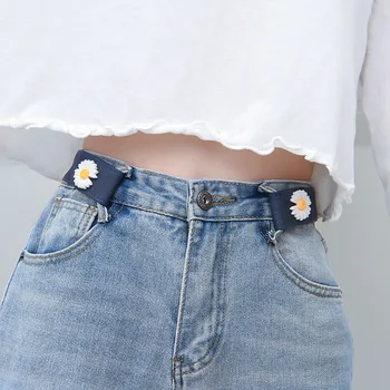 חדש אבזם-חינם אלסטי בלתי נראה חגורת ג ' ינס חגורה ללא אבזם קל חגורות נשים גברים מתיחה לא טרחה החגורה DropShipping