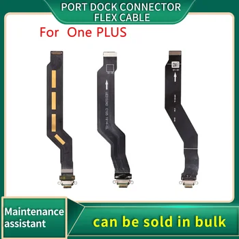 מטען USB מחבר יציאת הפקק להגמיש כבלים עבור OnePlus אחד פלוס 6 6 7 7Pro 8 כוח טעינת Dock נמל