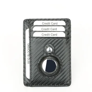 כרטיס RFID התיק נגד גניבה, מניעת אובדן tracker מינימליסטי של גברים ונשים פרה כרטיס שקית סיבי פחמן תבנית כרטיס שרוול