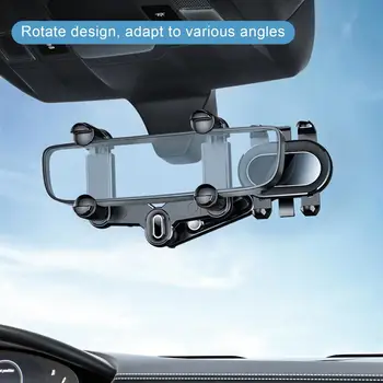 הרכב מחזיק טלפון Rotatable מחזיק טלפון 360 מעלות Rotatable נשלף טלפון בעל אורך מתכוונן רחב תאימות אידיאלי