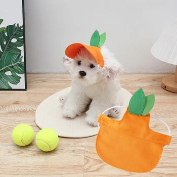 קריקטורה שמשיה רחיץ כובע כלב מחמד כובע בייסבול כלבים חיצונית כובע קטן, בינוני כלב חתול ארנב כובע מתכוונן עם חור האוזן