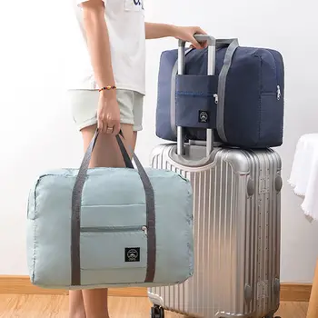 נסיעות עמיד למים אחסון ארגונית בגדים נייד תיקים מזוודות נסיעות מארגן מזוודה תיק מתקפל אישה ארגונית על